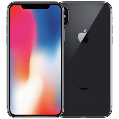 Refurbished iPhone X 256 GB Space Gray Licht gebruikt