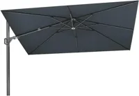Platinum Challenger zweefparasol T2 premium 2.60x3.50 faded black - thumbnail