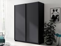 Kledingkast GONZOLA 2 deuren 150 cm grafiet - thumbnail