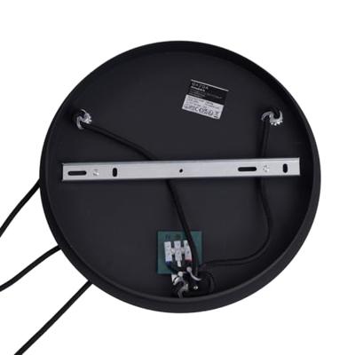 QAZQA Art deco hanglamp zwart met smoke glas 3-lichts - Douglass