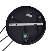 QAZQA Art deco hanglamp zwart met smoke glas 3-lichts - Douglass - thumbnail