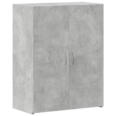 Archiefkast 60x32x77,5 cm bewerkt hout betongrijs