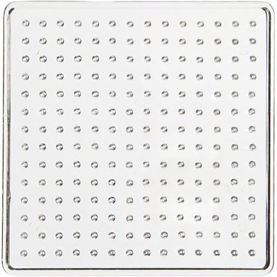 Creativ Company Strijkkralenbordje helder 7x7cm, 1st.