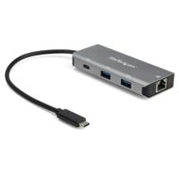 StarTech.com 3 Port USB-C Hub met Gigabit Ethernet RJ45 GbE Port - 2x USB-A, 1x USB-C - SuperSpeed 10Gbps USB 3.1/3.2 Gen 2 Type C Adapter Hub - USB Bus Powered - Aluminum - Compatibel met TB3 - thumbnail