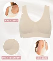 Magic Bamboe Bustier - Comfort BH - Comfort Bra - Zachte bamboe bh Top brede bandjes - thumbnail