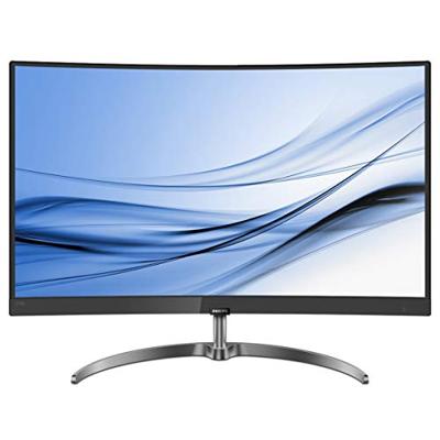 Philips 248E9QHSB Curved Monitor 23,6 inch, VGA, HDMI, 1920 x 1080, 75 Hertz, FreeSync, 4 ms reactietijd, zwart