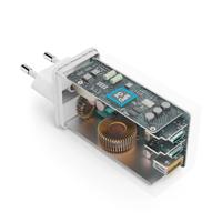 Hama Snellader GaN 2x USB C PD 1x USB A QC 100W Wit - thumbnail