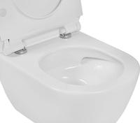 Ben Segno 2.0 compact hangtoilet FreeFlush Xtra glaze+ incl. softclose toiletbril met quickrelease glans wit - thumbnail