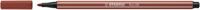 Viltstift stabilo pen 68/75 m sienna | 10 stuks - thumbnail