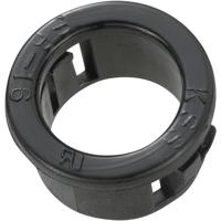 TRU COMPONENTS TC-SBR16203 Kabeldoorvoering Montagegat: 15.9 mm Klem-Ø (max.): 12.7 mm Plaatdikte (max.): 3.2 mm Polyamide Zwart 100 stuk(s) - thumbnail