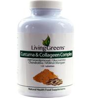 Livinggreens Curcuma & collageen complex 120 Tabletten - thumbnail