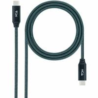 Nanocable 10.01.4300-COMB USB 3.2-kabel Gen2x2, 20 Gbit/s, 5 A/100 W, 4K/60 Hz, USB-C/M-USB-C/M, grijs/zwart, 0,5 m - thumbnail