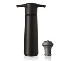 Wine saver vacuumwijnpomp zwart - thumbnail