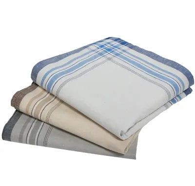 Tiseco 12 stuks heren zakdoeken - Blue Summer