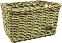 Rieten Fietsmand Grijs Maat XtraLarge - thumbnail