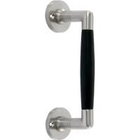 Deurgreep Ton op rond rozet MMNO/ebben - thumbnail