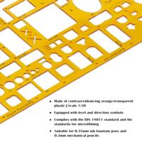 Aristo AR-5063 Architecten Meubelsjabloon Schaal 1:50 - thumbnail