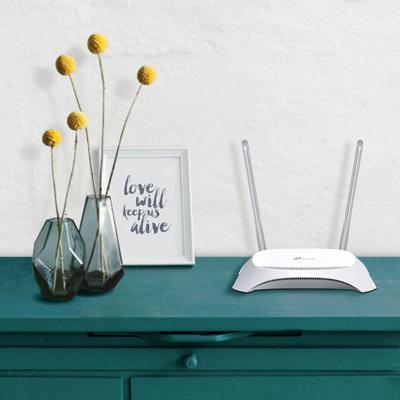 TP-Link 300 Mbps 3G/4G Single-Band Wi-Fi Router, 1x 2.0 USB Port, 5x Fast WAN/LAN Ports, Connect up to 32 devices, WPS Button, No Configuration Required, UK Plug (TL-MR3420)
