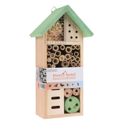 Houten Insectenhotel 26x13x8.5 cm