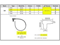 NGK bougiedop plug connector cr4 - thumbnail