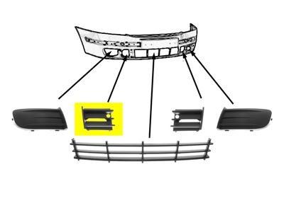 BUMPERGRILL ONDER RECHTS Binnenkant 7622594