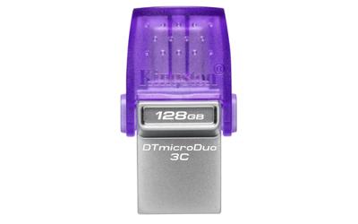 Kingston Technology DataTraveler 128GB microDuo 3C 200 MB/s dubbele USB-A + USB-C - thumbnail