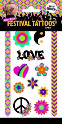 Totum Tattoos glitter look festival