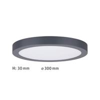 Paulmann 70988 Panel Abia LED-paneel LED LED vast ingebouwd 22 W Donkergrijs - thumbnail