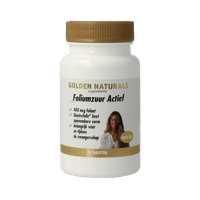 Golden Naturals Foliumzuur actief 90 Vegetarische capsules - thumbnail