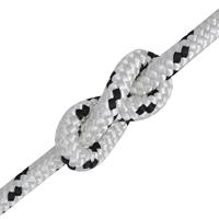 Boottouw gevlochten 8 mm 250 m polyester wit - thumbnail