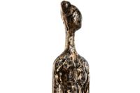 Decoratieve figuren Home ESPRIT Zwart Donker grijs Modern Personen 11,5 x 11,5 x 70 cm - thumbnail