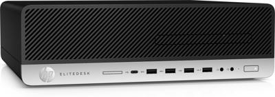 HP EliteDesk 800 G3 SFF DDR4-SDRAM i7-7700 Zevende generatie Intel® Core™ i7 8 GB 256 GB SSD Windows 10 Pro PC Zwart, Zilver