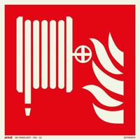 Bord Brandslang FTLM - 150x150 mm zelfklevend. - thumbnail