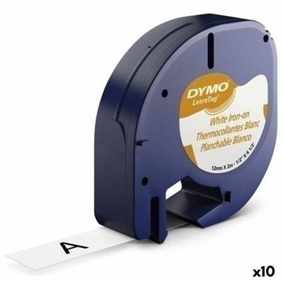 Gelamineerde Tape voor Labelmakers Dymo 18769 12 mm x 2 m Zwart Wit Textiel (10 Stuks) Gelamineerde Tape voor Labelmakers Dymo 18769 12 mm x 2 m Zwart Wit Textiel (10 Stuks)