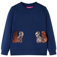 VidaXL Kindertrui 104 marineblauw - thumbnail