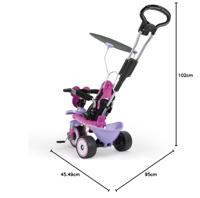 Driewieler Injusa Sport Baby Minnie Paars Roze - thumbnail