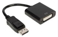 Valueline vlcb37250b02 displayport-adapterkabel displayport mannelijk - dvi-d 24 + 1-pins vrouwelijk 0,20 m zwart - thumbnail