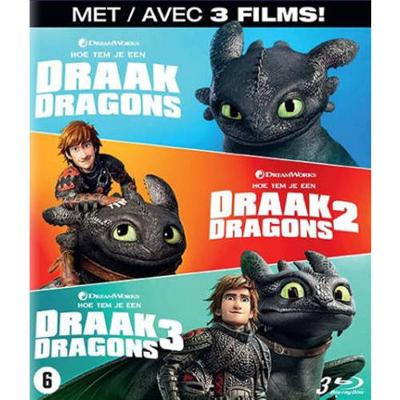 Hoe Tem Je Een Draak 1-3 (How To Train Your Dragon 1-3) - Blu-Ray (5053083182090)