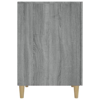 Bureau 140x50x75 cm bewerkt hout grijs sonoma eikenkleurig - thumbnail