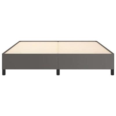 Bedframe kunstleer grijs 180x200 cm