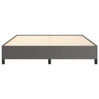 Bedframe kunstleer grijs 180x200 cm - thumbnail
