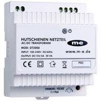 m-e modern-electronics DT 2000 DIN-rail netvoeding voor Deurintercom Kabelgebonden Wit - thumbnail