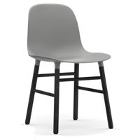 Normann Copenhagen Form eetkamerstoel Grey vierpoot zwart eikenhout - thumbnail