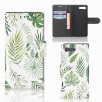 Sony Xperia X Compact Hoesje Leaves - thumbnail