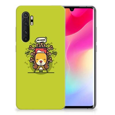 Xiaomi Mi Note 10 Lite Telefoonhoesje met Naam Doggy Biscuit Xiaomi Mi Note 10 Lite Telefoonhoesje met Naam Doggy Biscuit
