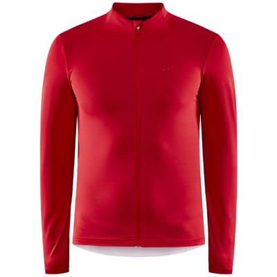 Fietsshirt - Craft Adv Essence Jersey lange mouw - L - Heren - Rood Fietsshirt - Craft Adv Essence Jersey lange mouw - L - Heren - Rood