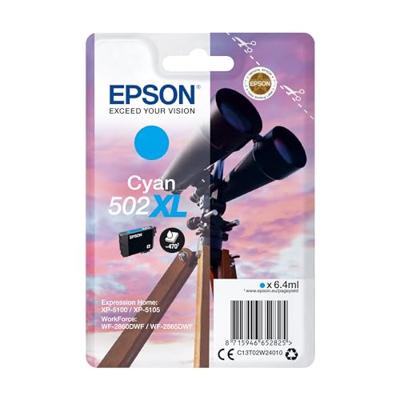 Epson inktpatroon cyaan 502 XL T 02W2