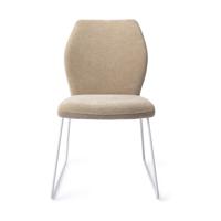 Jesper Home Ikata eetkamerstoel Funky Fudge slide white - thumbnail