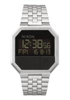 Nixon A158000-00 Zwart Zilverkleurig Heren horloge - thumbnail