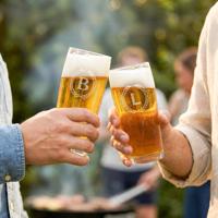 Bierglas fluitje graveren - 190 ml - 2 stuks - thumbnail